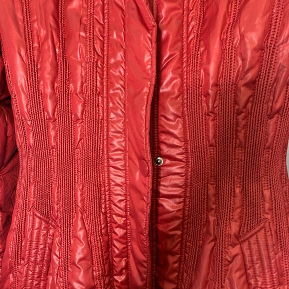 Outdoor Edition by Parkhurst, Soft Red Quilted Jacket Size S/P - Picture 8 of 12